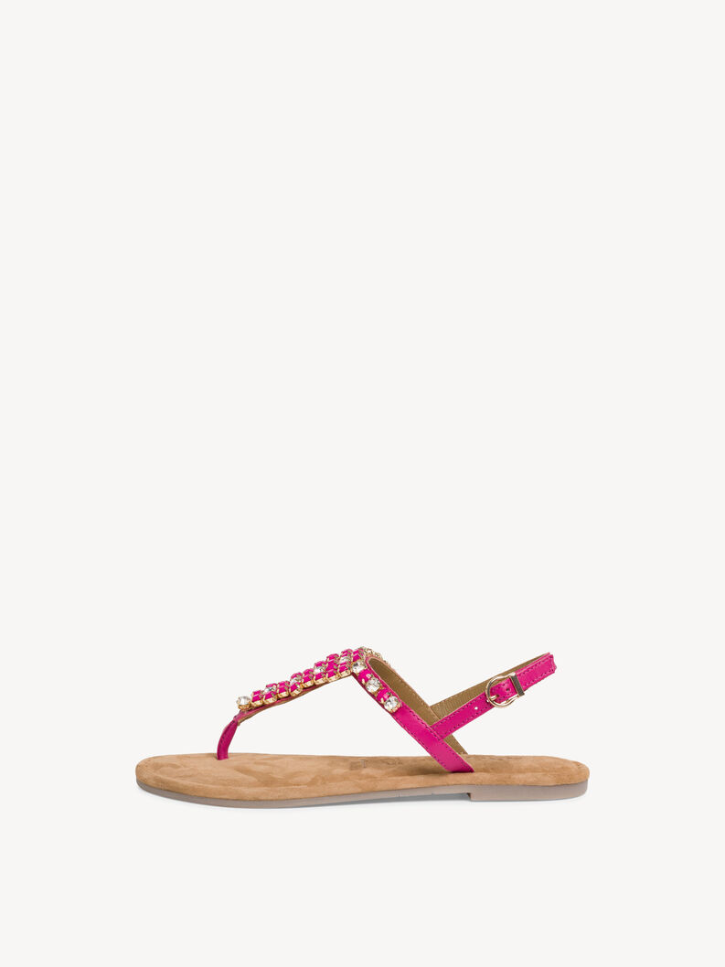 Leather Sandal - pink, FUXIA, hi-res