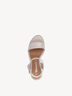 Heeled sandal - beige, NUDE, hi-res