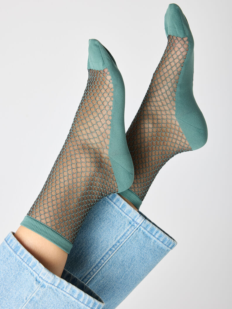 ﻿Calzini pacco da 2, black/green, hi-res