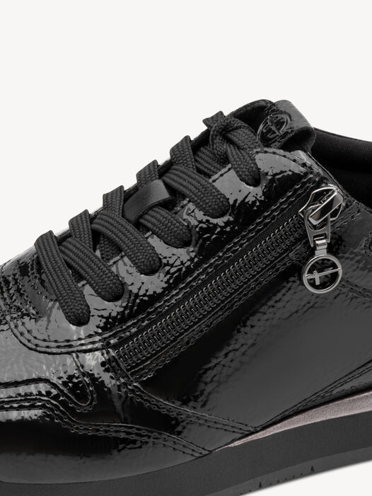 Sneaker, BLACK PATENT, hi-res