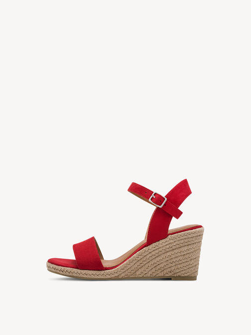 Heeled sandal, CHERRY, hi-res