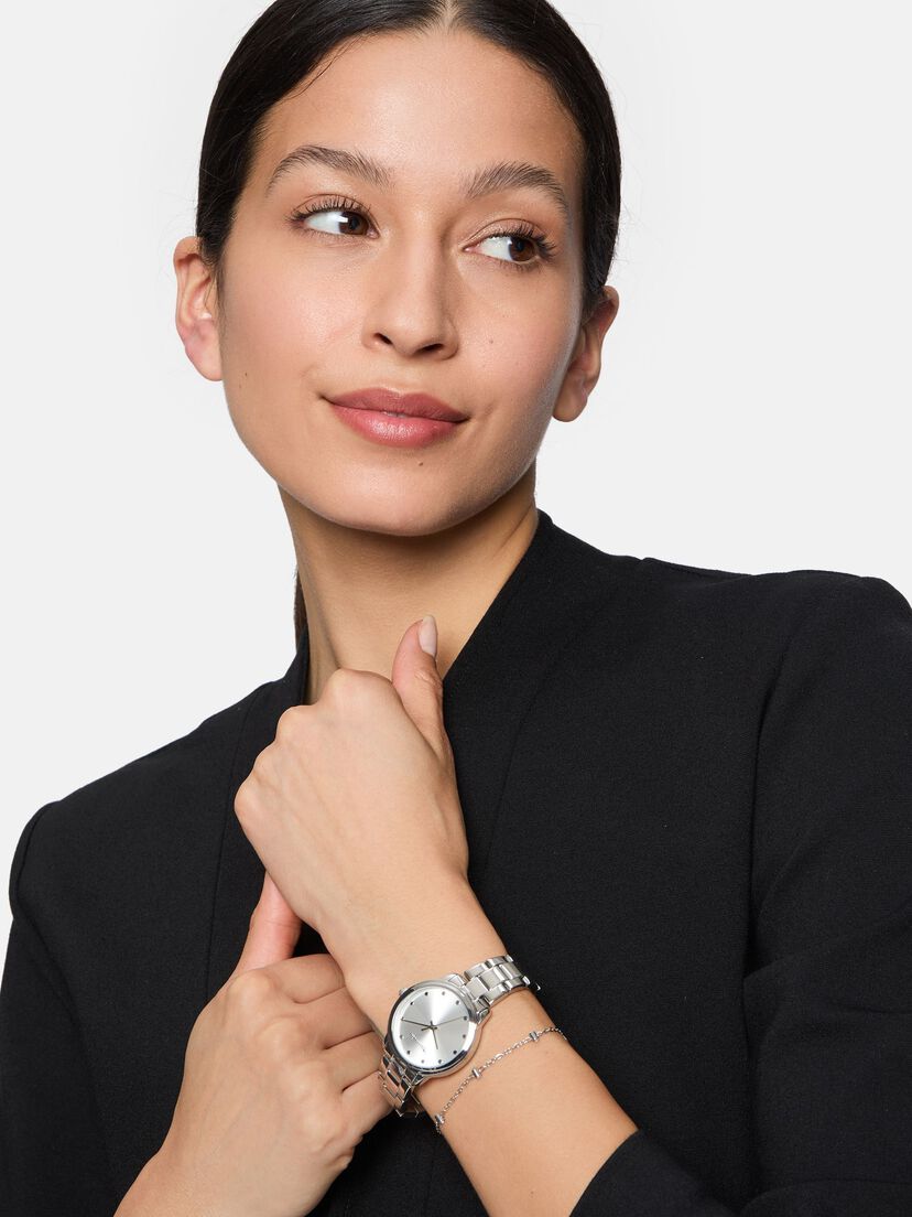 Horloge - zilver, silber silber-sunray, hi-res