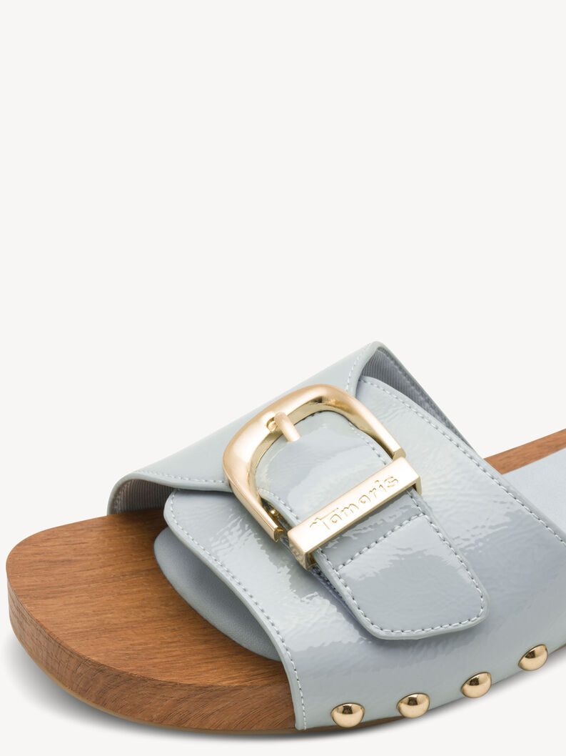 Pantolette - blau, LIGHT BLUE, hi-res