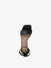Leather Heeled sandal - undefined, BLACK LEATHER, hi-res