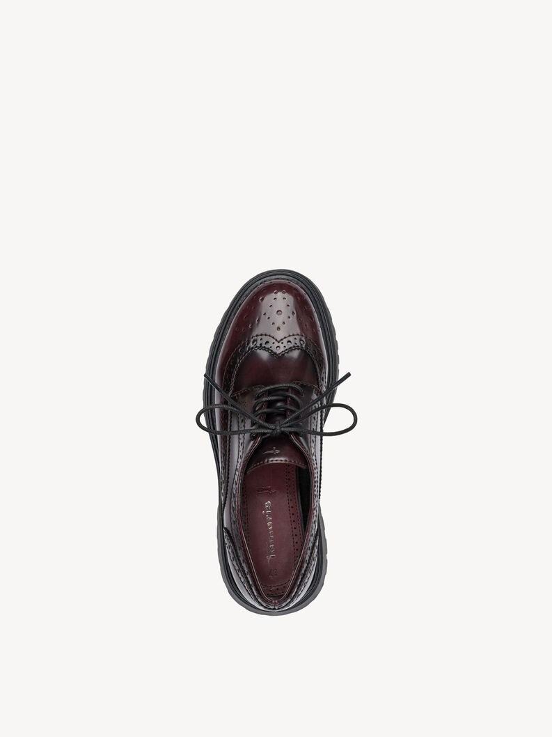 Halbschuh - rot, MERLOT, hi-res