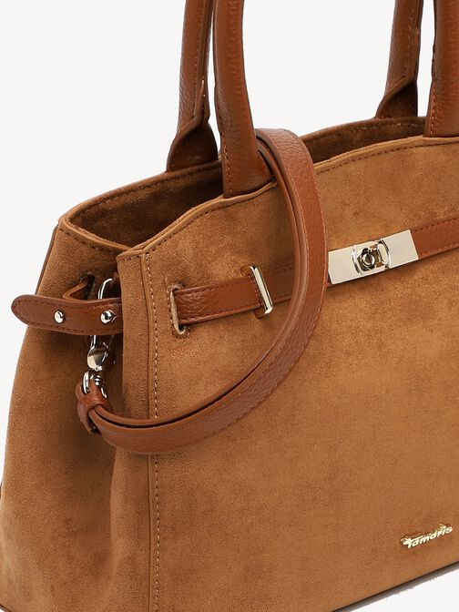 Sac cabas, cognac, hi-res