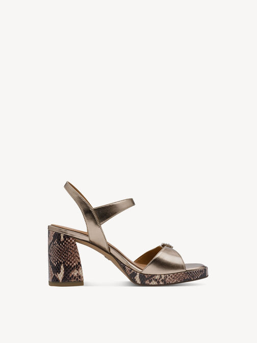Heeled sandal, BRONCE COMB, hi-res