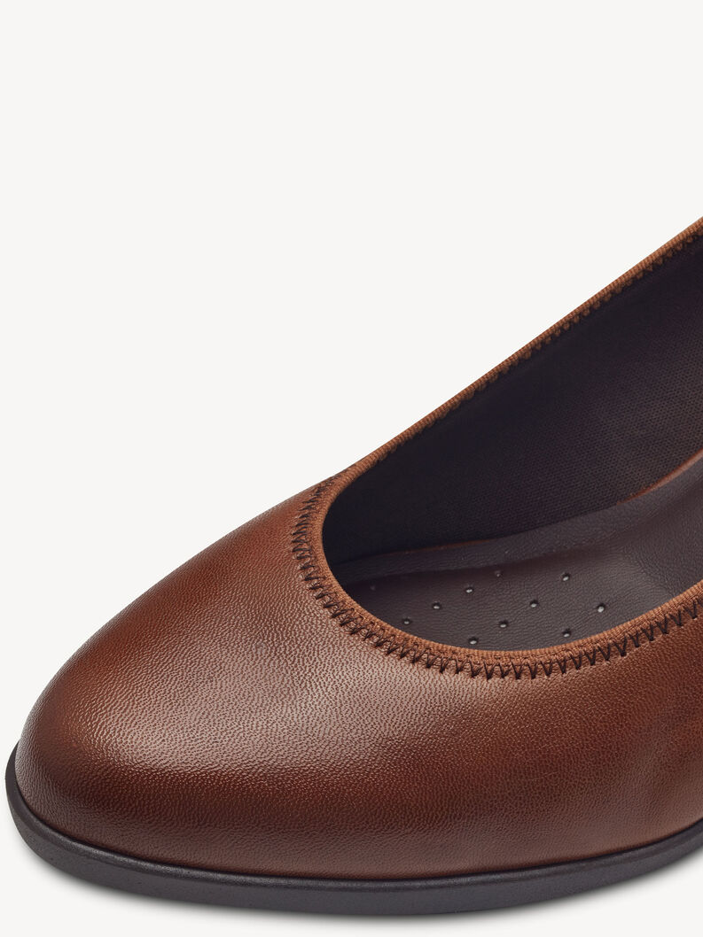 Leather Pumps brown 1-22416-43-311: Buy Tamaris Pumps online!