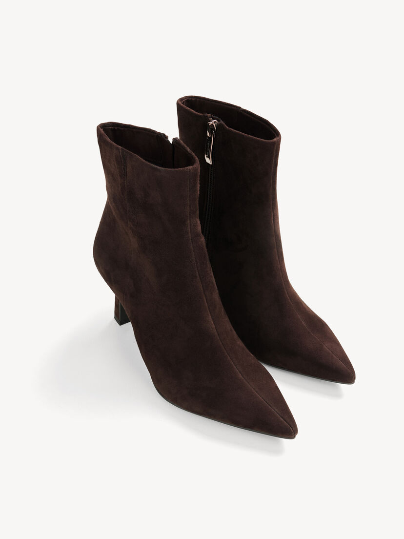 Leren Enkellaarsje - bruin, 304, hi-res