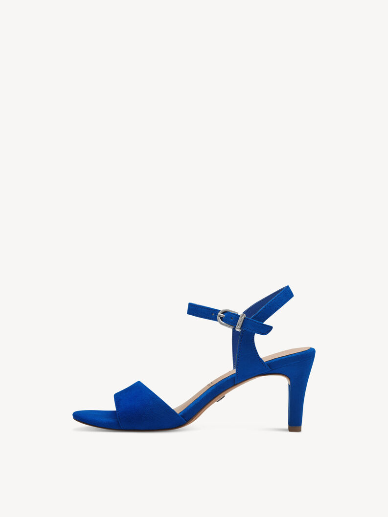 Heeled sandal - blue, ROYAL BLUE, hi-res