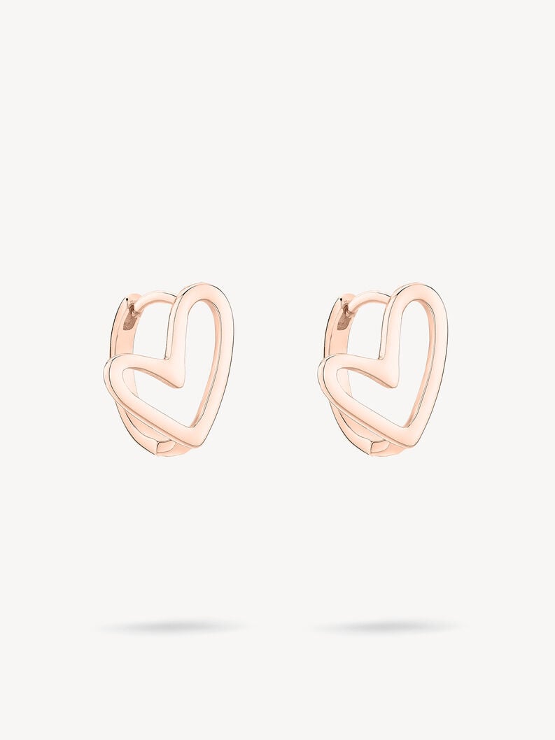 Boucles d'oreille - or rose, rosé, hi-res