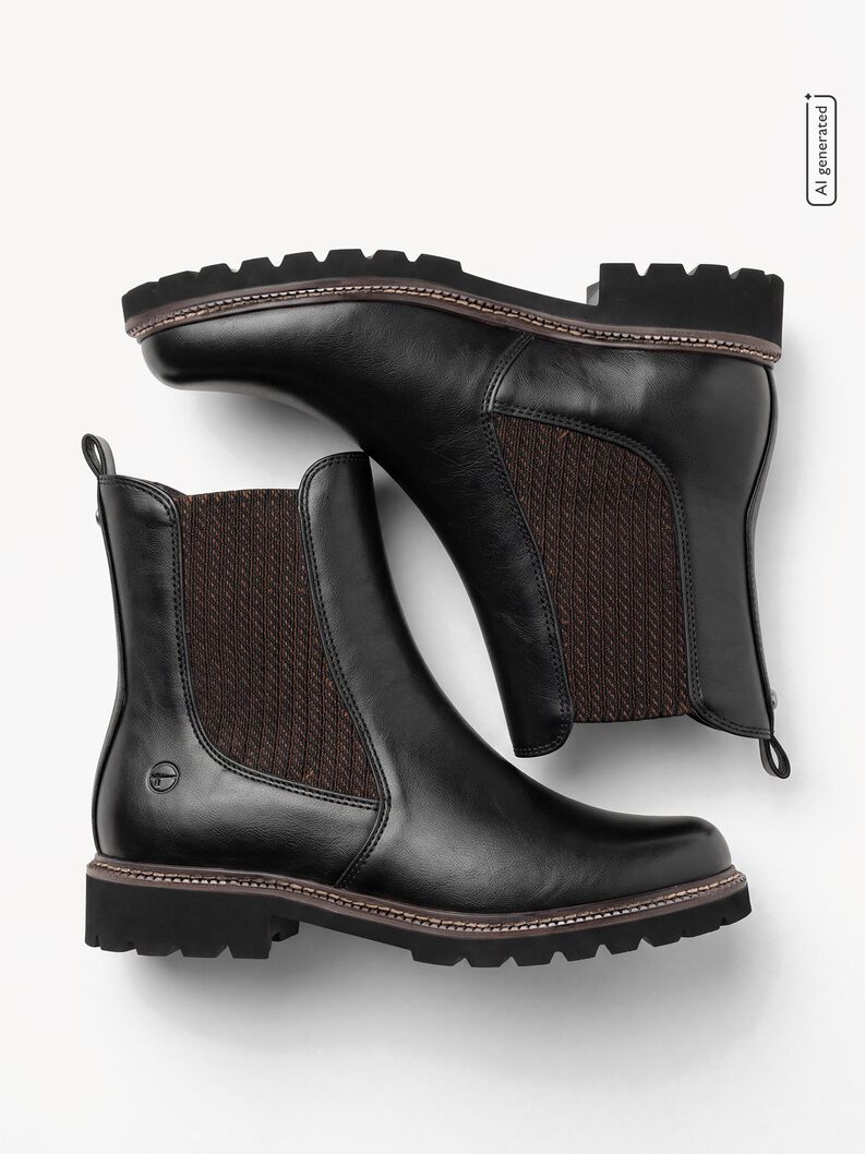 Stivaletti Chelsea, BLACK, hi-res