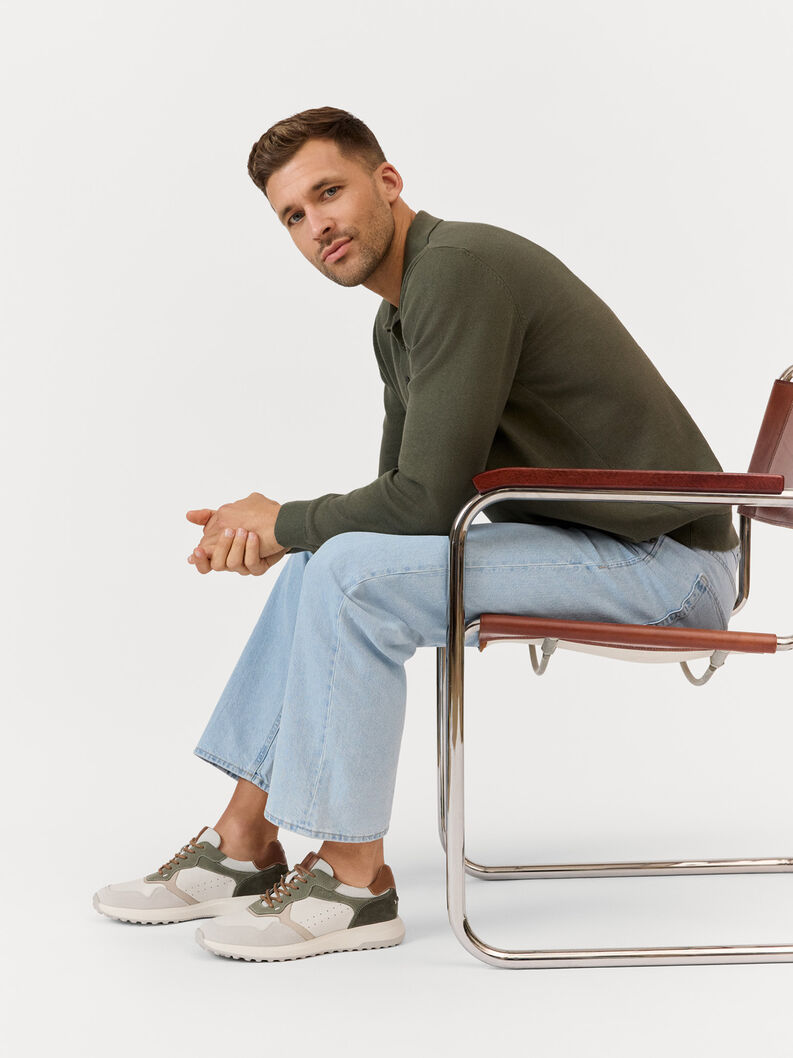 Sneaker - green, OLIVE COMB, hi-res