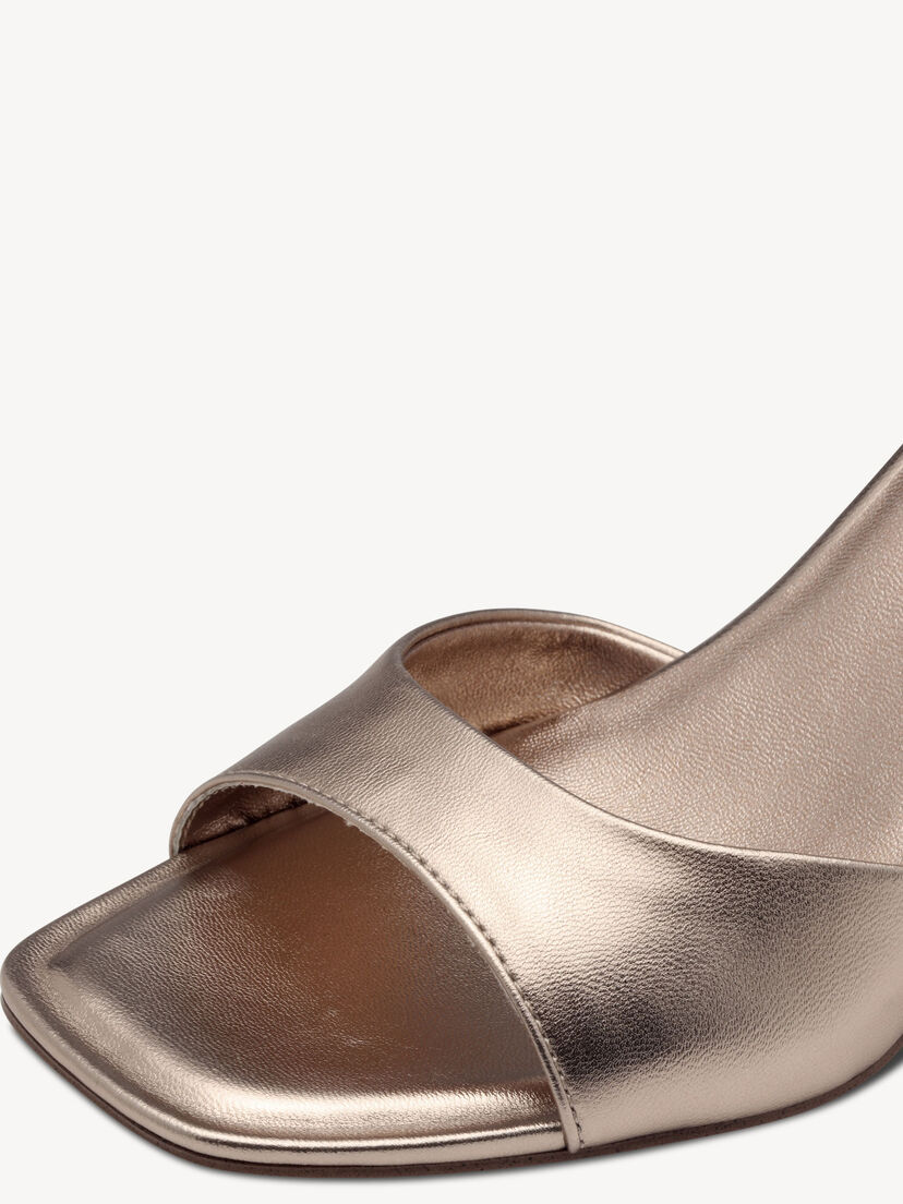 Leren Sandaaltje - metallic, ROSE METALLIC, hi-res