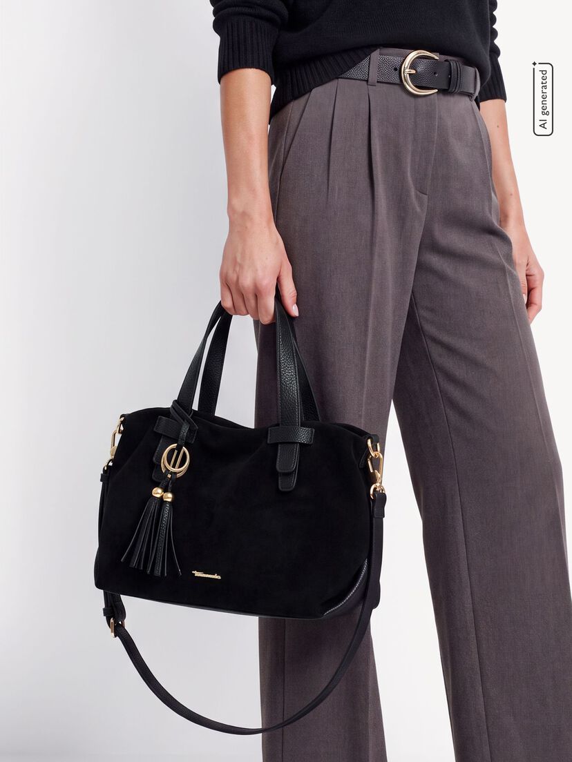 Shopper - zwart, black, hi-res