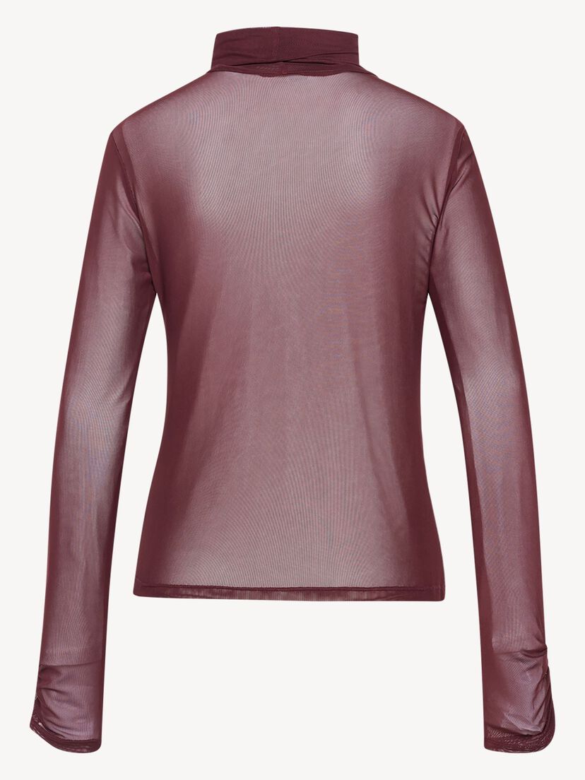 Shirt met col - bruin, Decadent Chocolate, hi-res