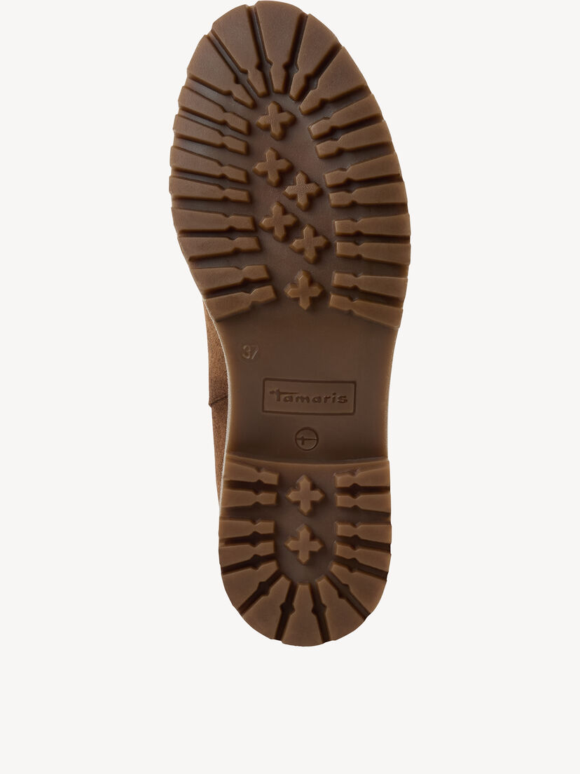 Leren Chelseaboot - bruin, BROWN, hi-res