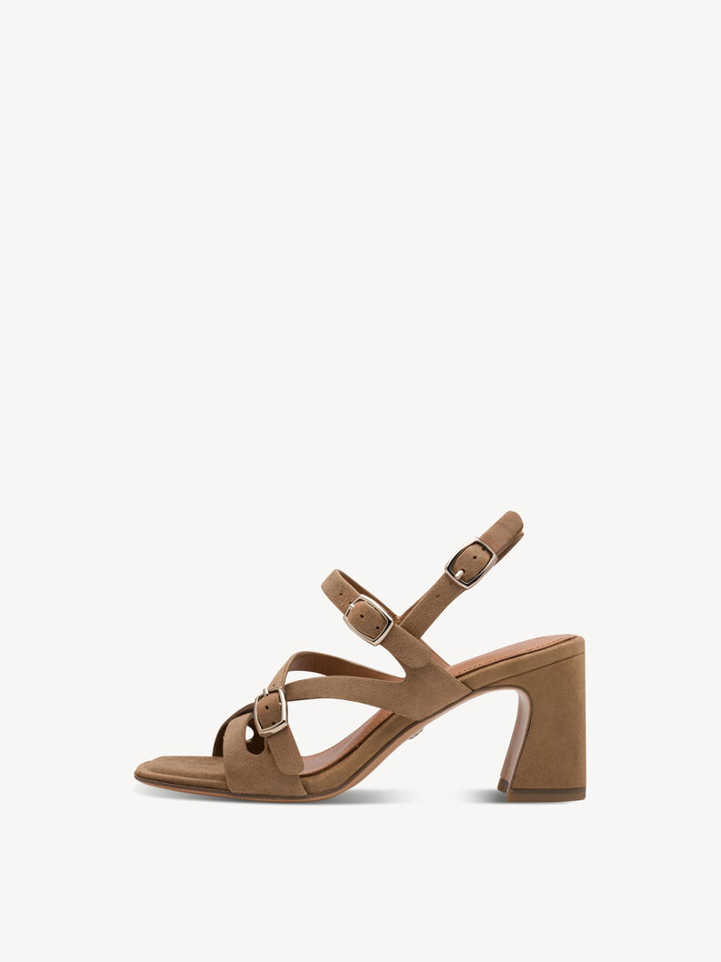 Sandalette, BEIGE SUEDE, hi-res