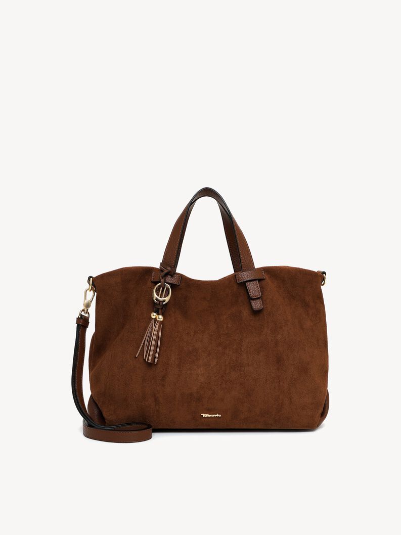 Shopping bag - brown, cognac, hi-res