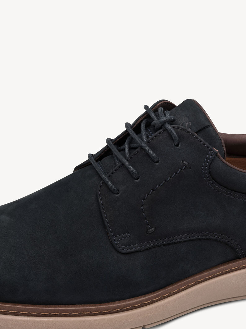 Derbie en cuir - bleu, NAVY, hi-res