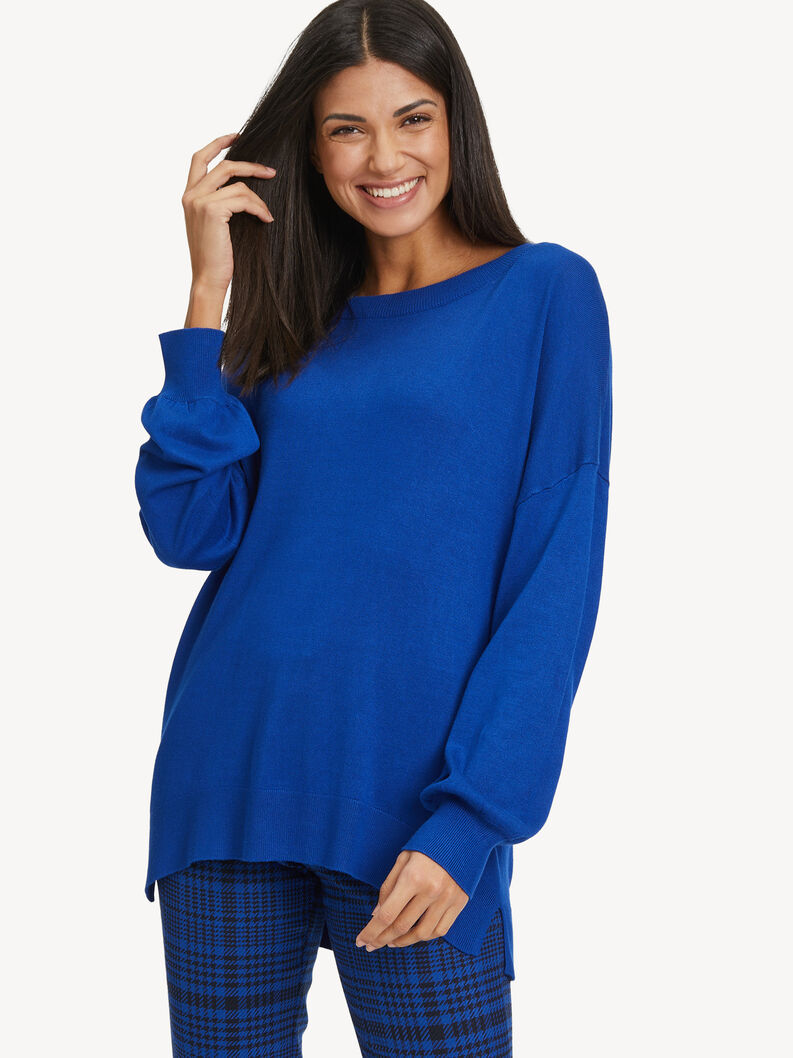 Pullover - blauw, Surf the Web, hi-res