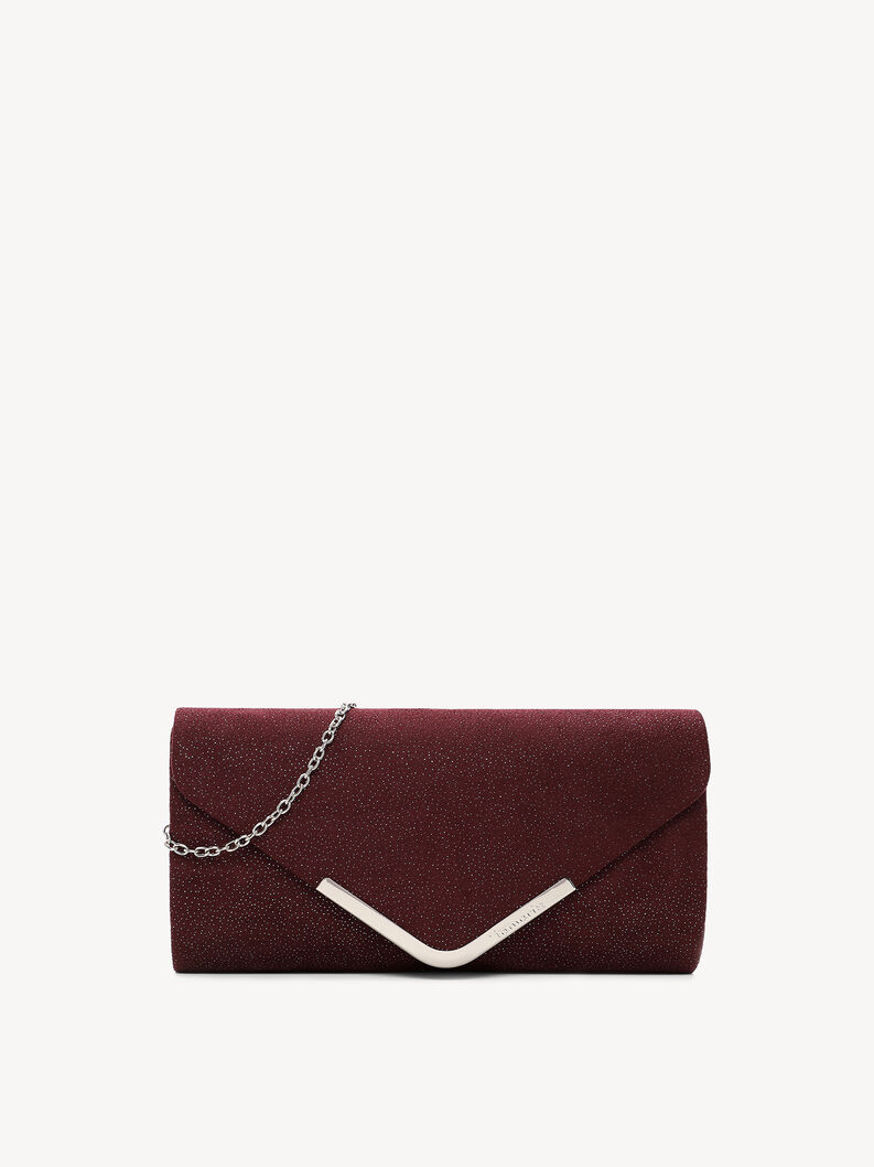 Clutch bag - red, darkwine, hi-res