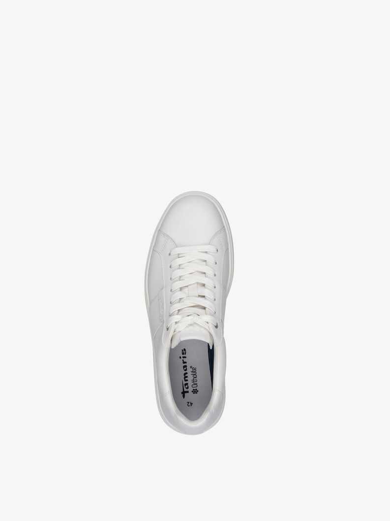 Leather Sneaker - white, WHITE LEATHER, hi-res