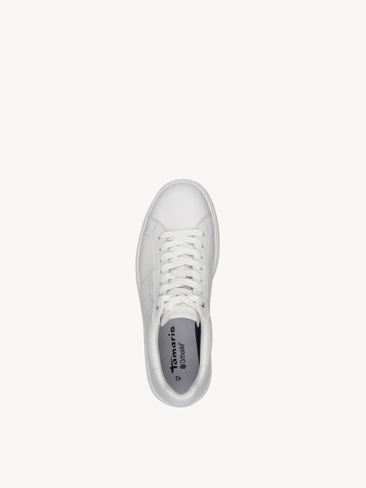 Sneaker, WHITE LEATHER, hi-res