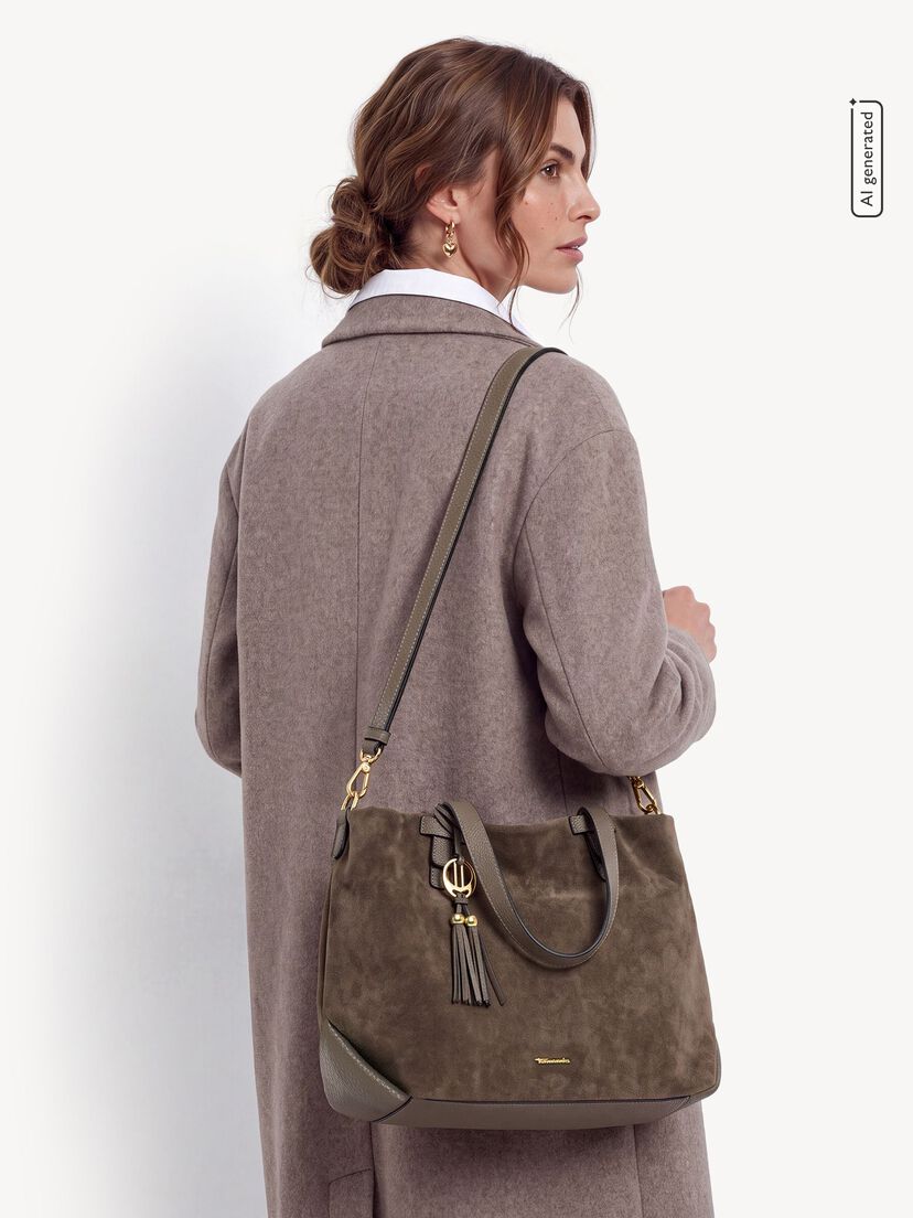 Shopper, taupe, hi-res