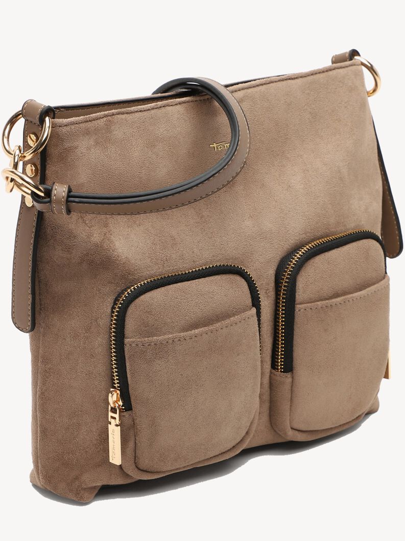 Umh&auml;ngetasche - beige, darktaupe, hi-res