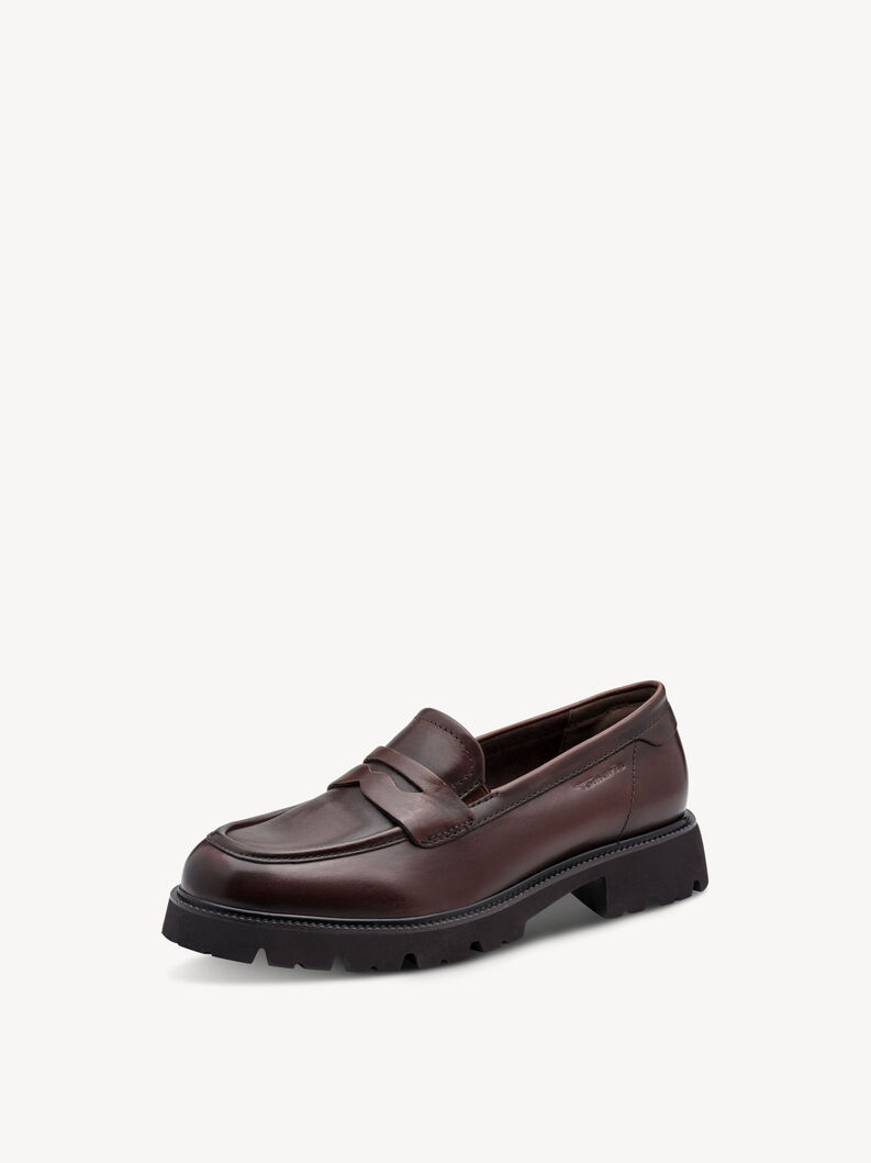 Slipper en cuir - marron, MOCCA NAPPA, hi-res