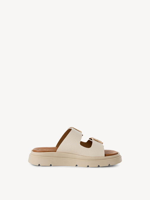 Mule, IVORY LEATHER, hi-res