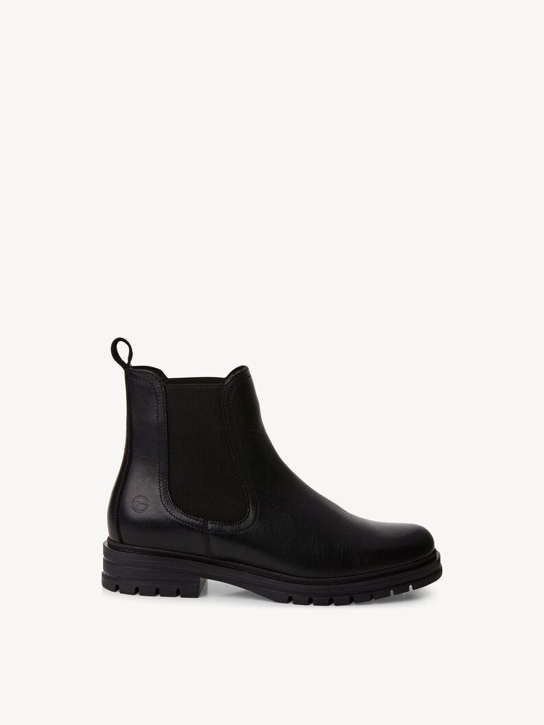 Leather Chelsea boot - black, BLACK LEATHER, hi-res