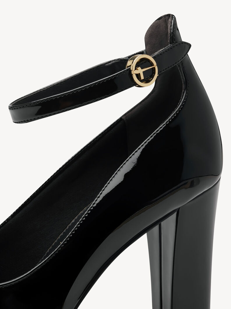 Lodičky - čern&aacute;, BLACK PATENT, hi-res