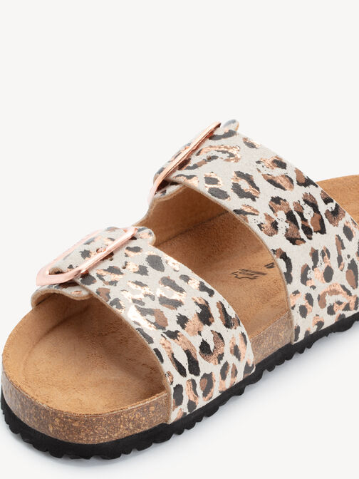 Pantolette, BEIGE/LEOPARD, hi-res