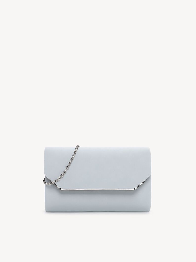 Clutch bag - black, lightblue, hi-res