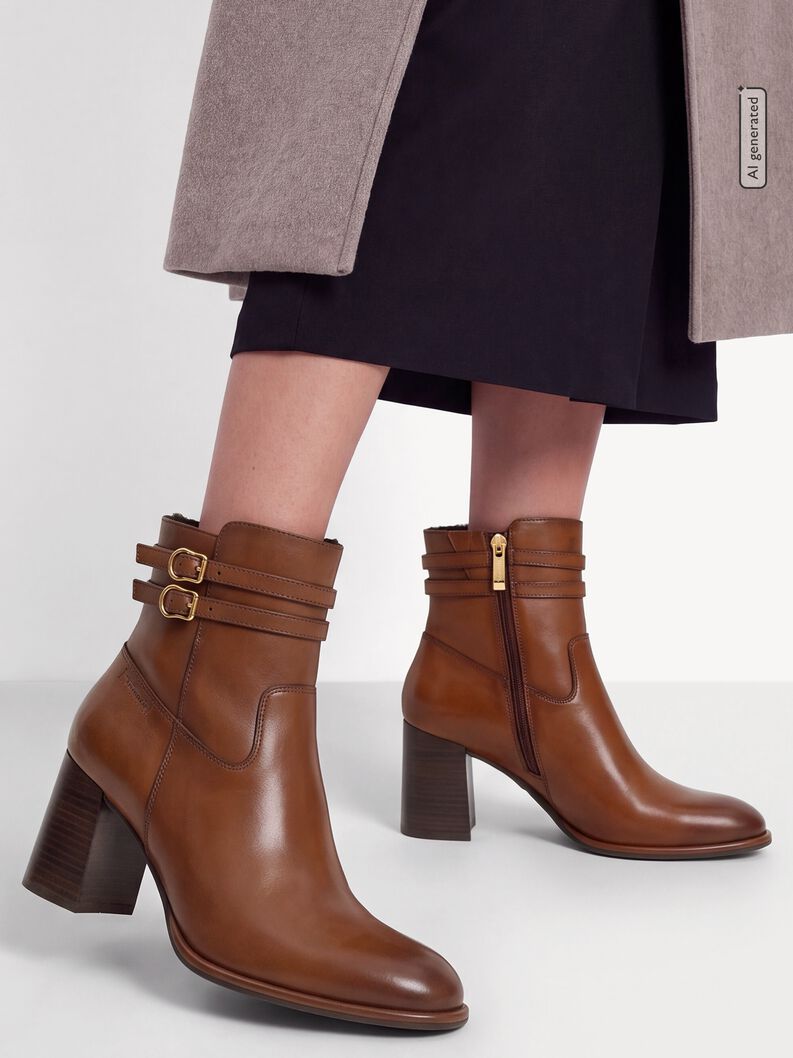 Bootie, cognac, hi-res