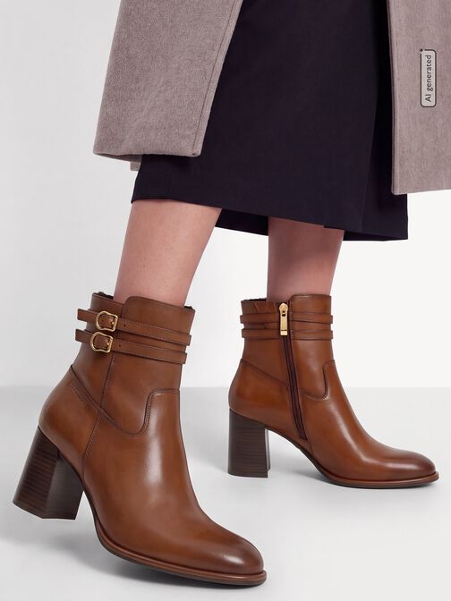 Bootie, cognac, hi-res