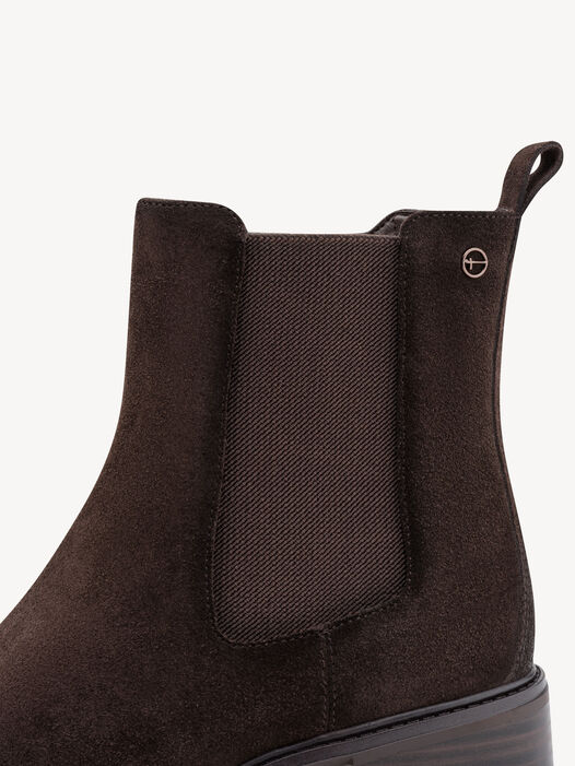Leren Chelseaboot, MOCCA SUEDE, hi-res
