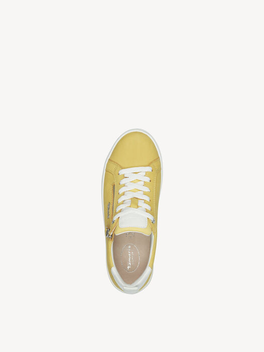 Sneaker, YELLOW NUBUC, hi-res