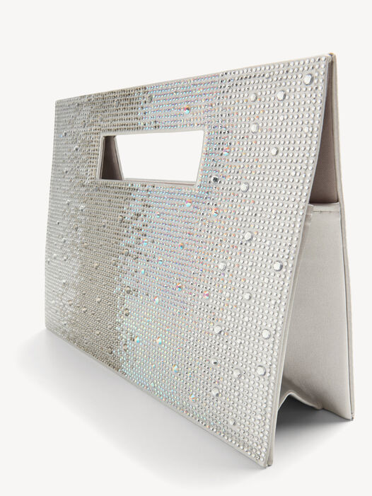 Clutch, silver, hi-res