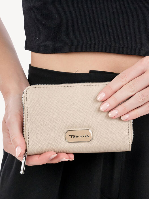 Portemonnee, beige, hi-res