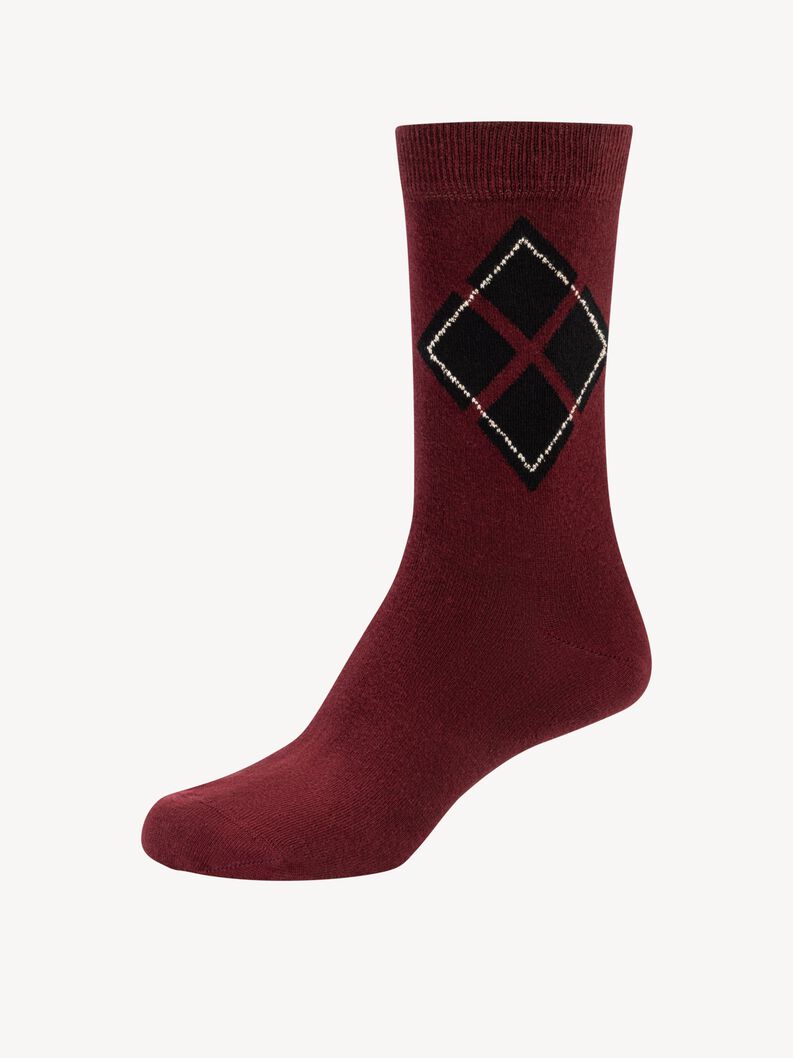 Socks, windsor wine, hi-res