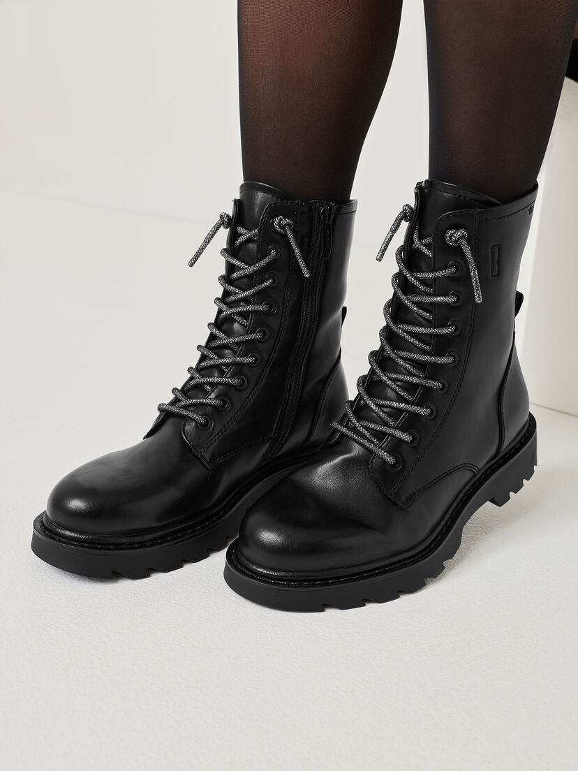 Enkellaarsje, BLACK/GLAM, hi-res