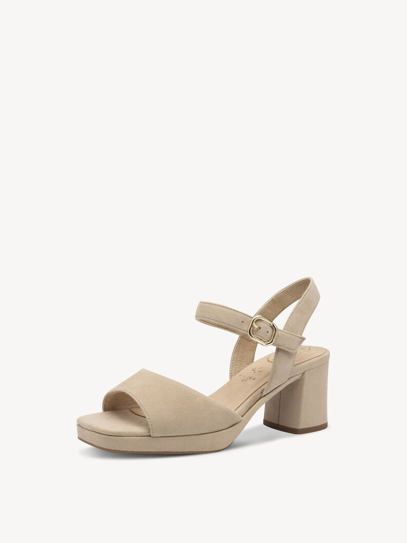 Sandalo - beige, BEIGE SUEDE, hi-res