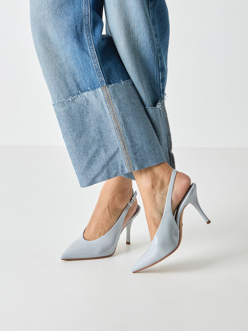 Slingpumps - blauw, LIGHT BLUE, hi-res