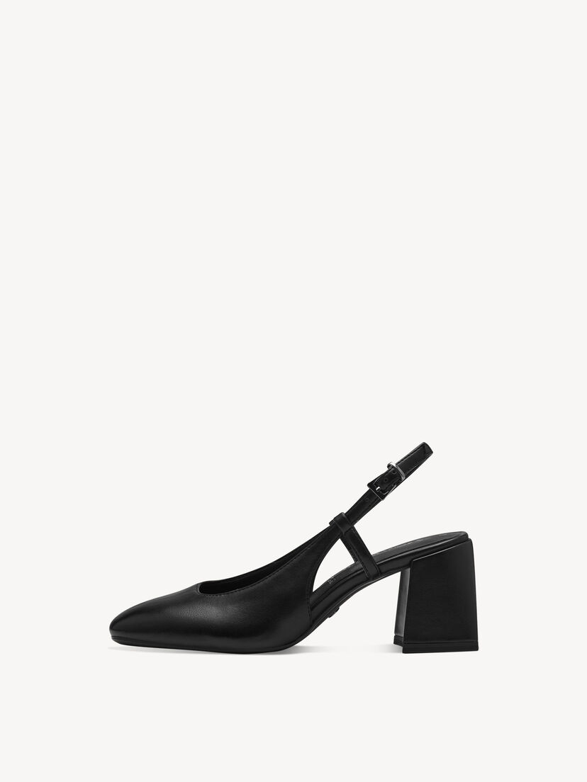 Slingpumps, BLACK, hi-res