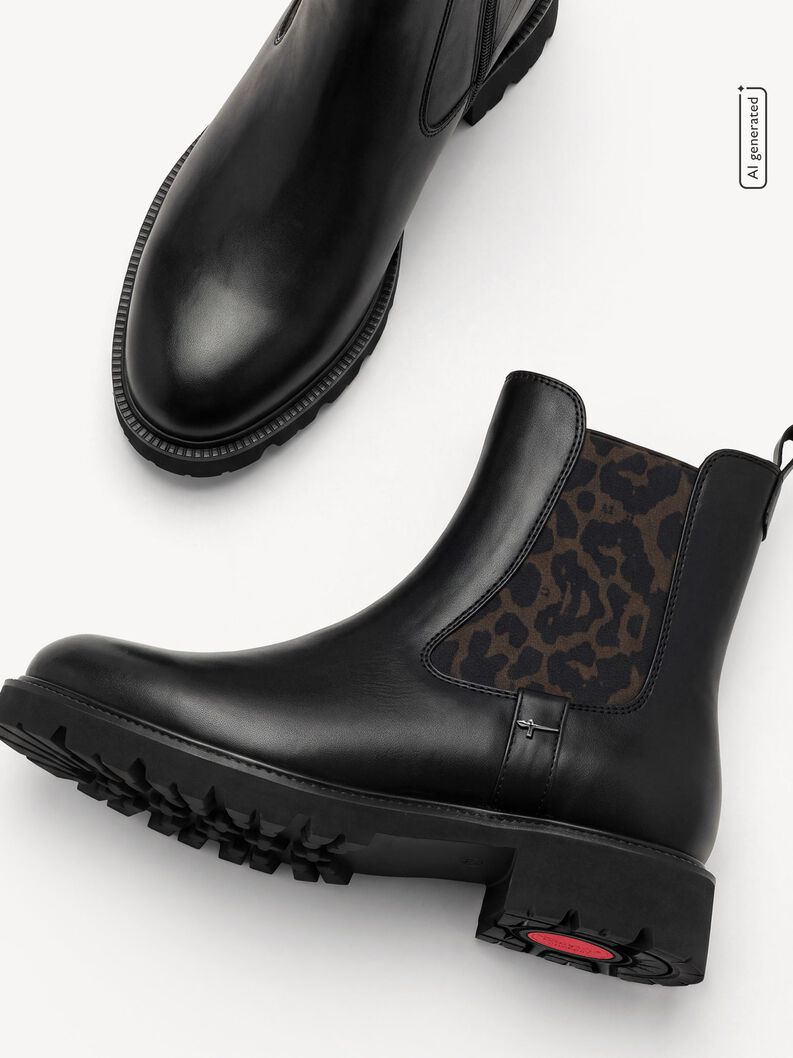 Chelsea Boot, BLACK/LEO, hi-res