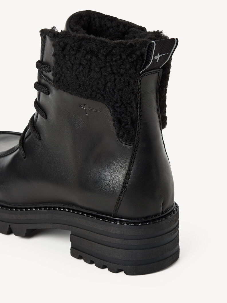 Stiefelette - schwarz Warmfutter, BLACK LEATHER, hi-res