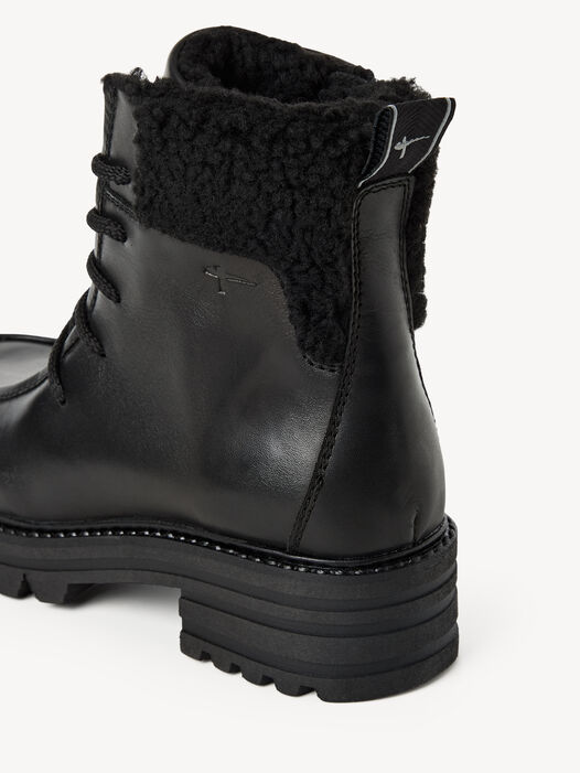 Enkellaarsje, BLACK LEATHER, hi-res